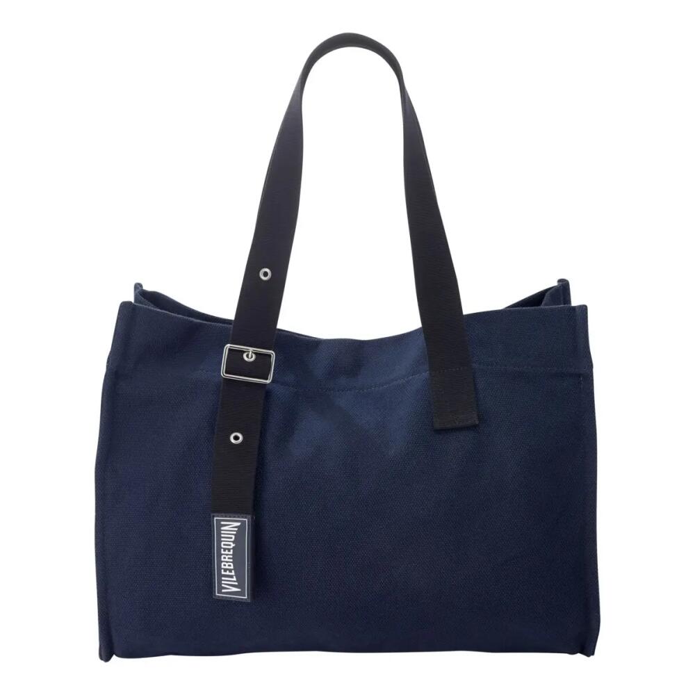 Vilebrequin Big Cotton Beach Bag in Bleu Marine Cover