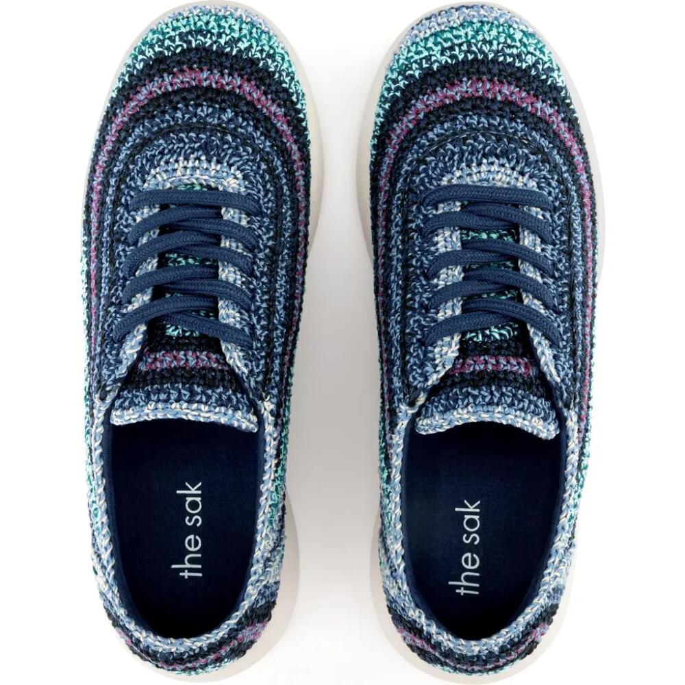 The Sak Asha Sneaker in Lapis Stripe Cover