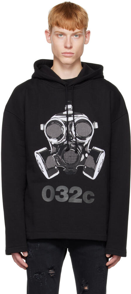 032c Black Mask Hoodie Cover