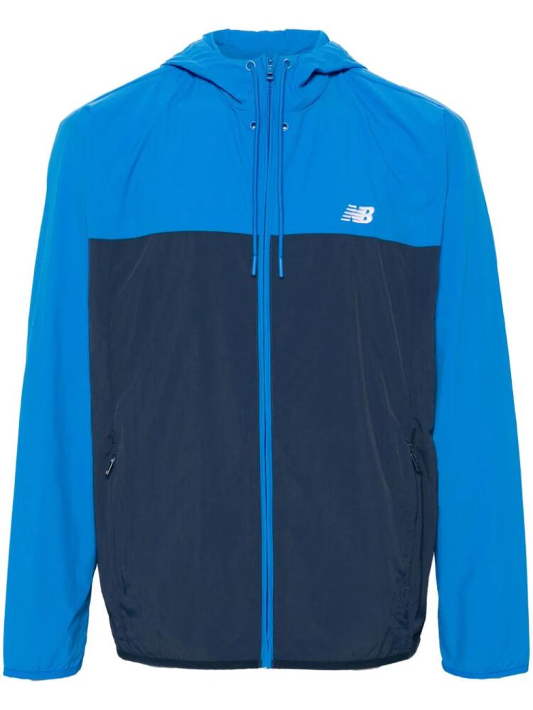 New Balance colour-block hooded jacket - Blue Cover