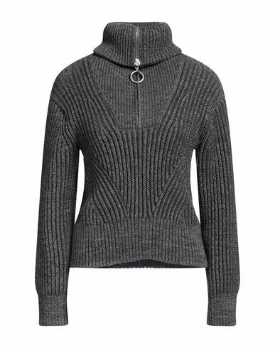 Ami Alexandre Mattiussi Woman Turtleneck Grey Virgin Wool Cover