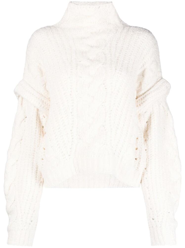 IRO chunky-knit high-neck jumper - Neutrals Cover