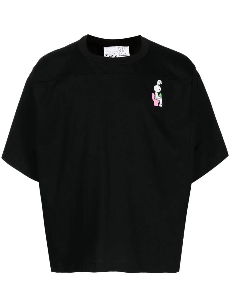 Natasha Zinko Bunnie Box cotton T-shirt - Black Cover