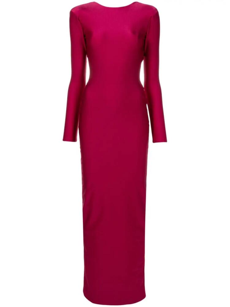 Lethicia Bronstein Gracie open-back maxi dress - Pink Cover