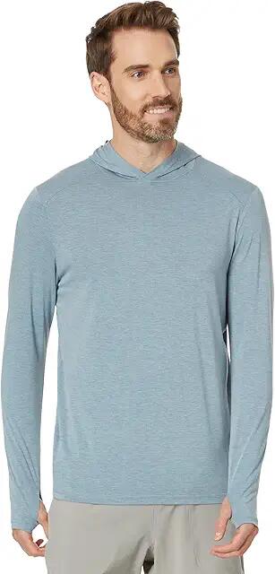 Free Fly Bamboo Shade Hoodie (Heather Slate Blue) Men's Sweatshirt Cover