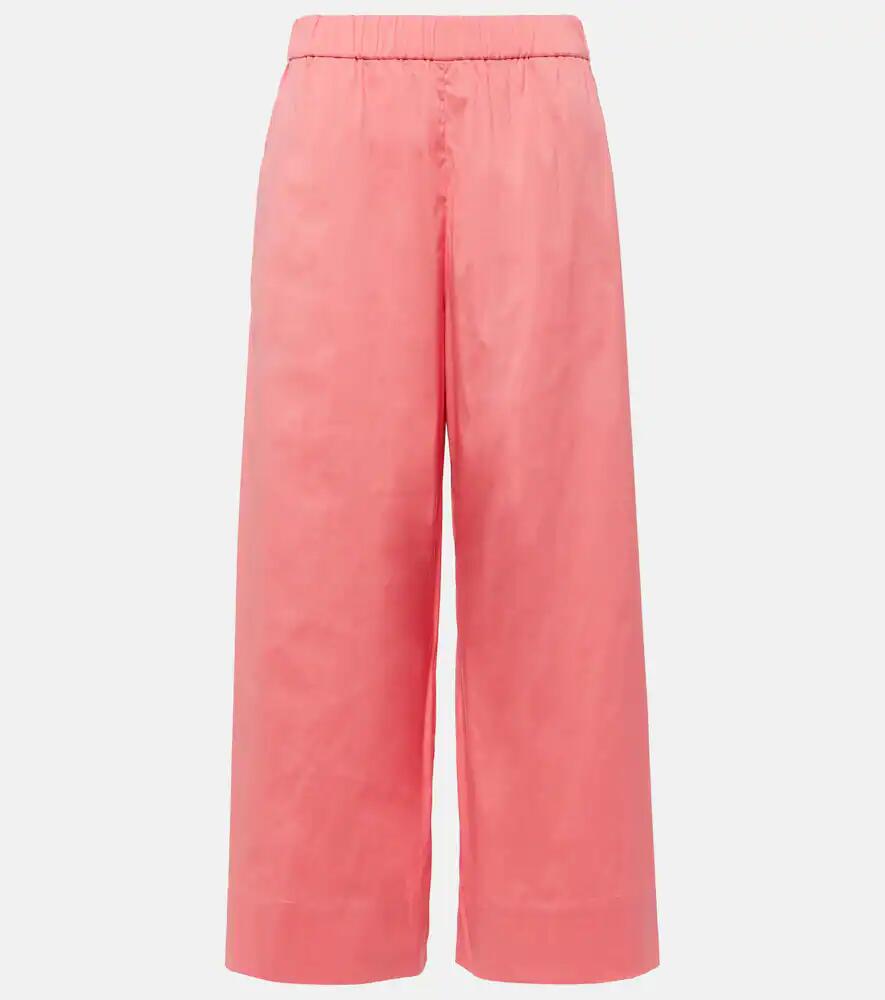 Max Mara Esperia cotton-blend wide-leg pants Cover