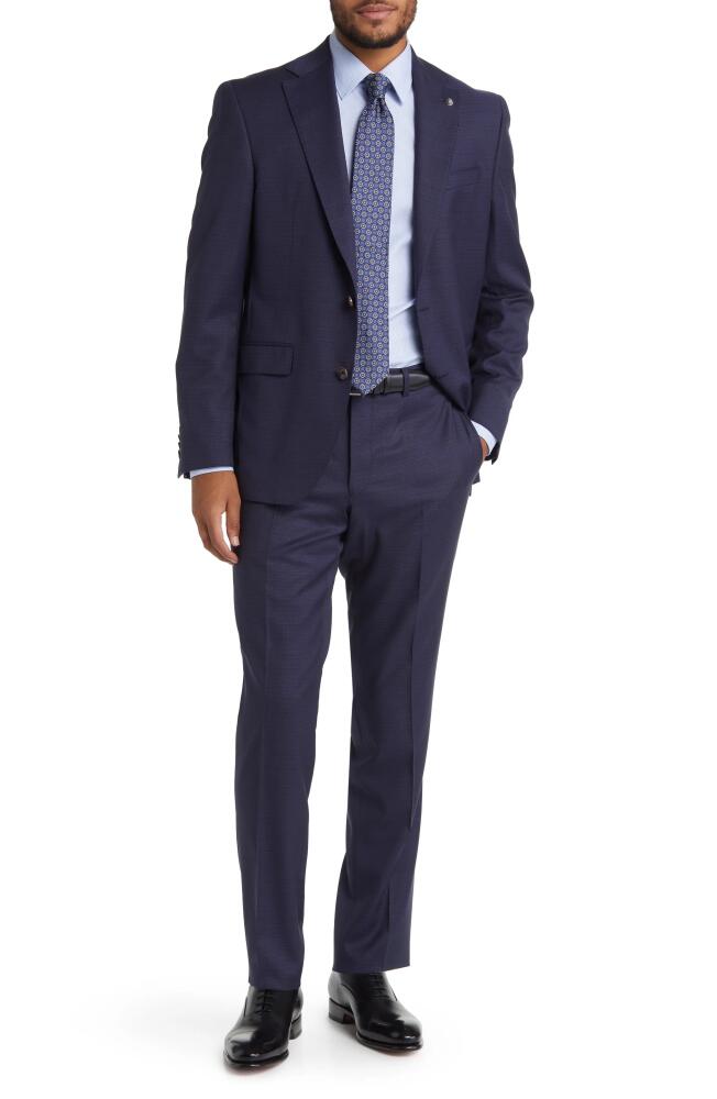 Jack Victor Esprit Mixy Stretch Wool Suit in Navy Cover