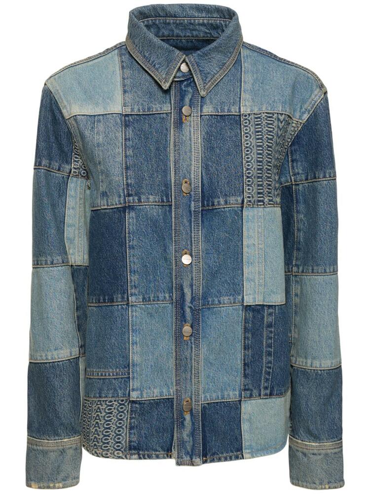 MARC JACOBS Patchwork Denim Shirt Cover