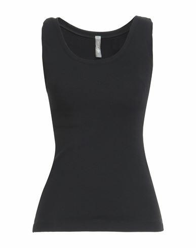 No Ka 'oi Lune Top With Bra Woman Tank top Black Polyamide, Elastane, Polyester, Polyurethane Cover