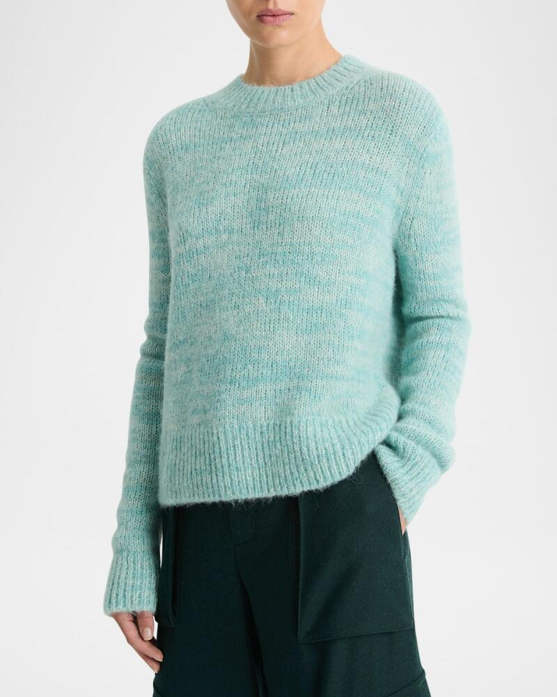 Vince Multicolor Marled Wool Crewneck Sweater Cover