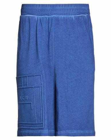 A-cold-wall* Man Shorts & Bermuda Shorts Bright blue Cotton Cover