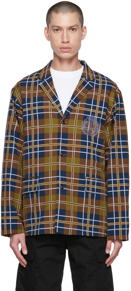 Awake NY Brown Nanamica Edition Plaid Blazer Cover