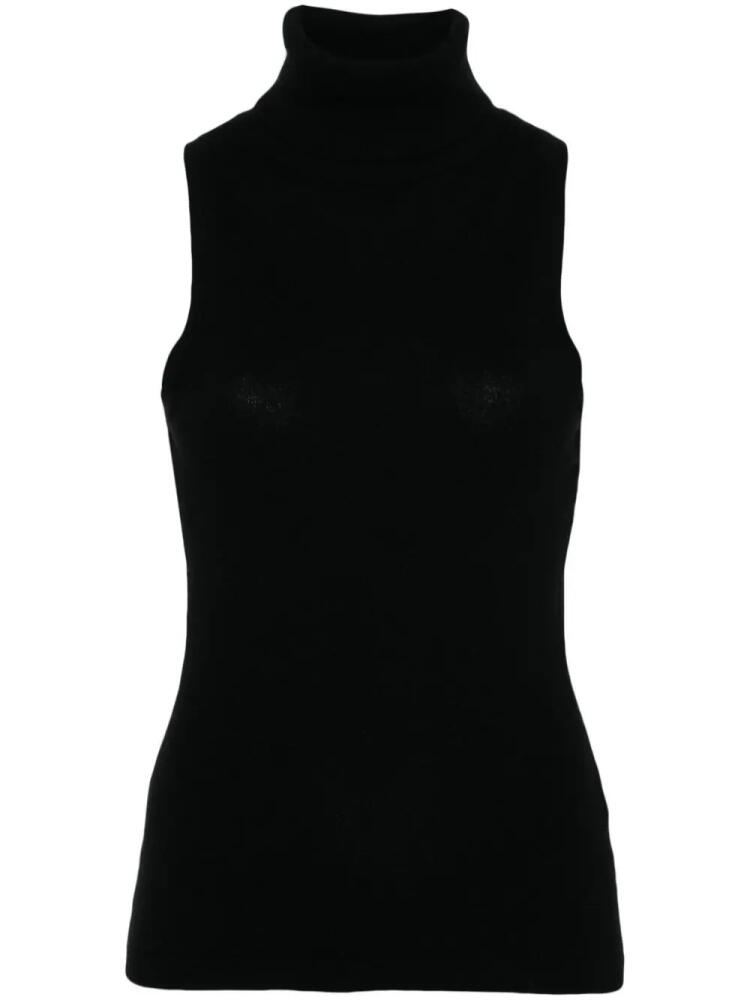 Allude roll-neck top - Black Cover