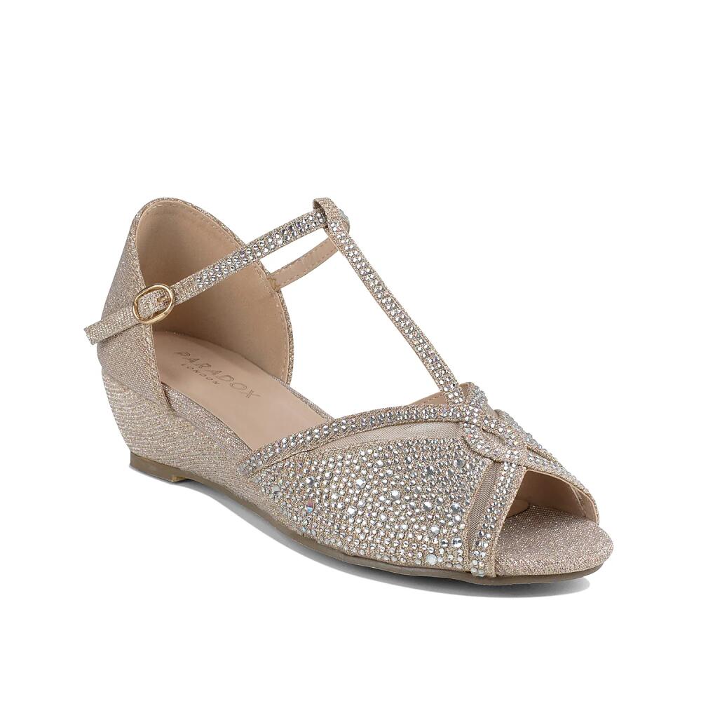 Paradox London Wide Width Janelle Wedge Pump | Women's | Champagne Cover