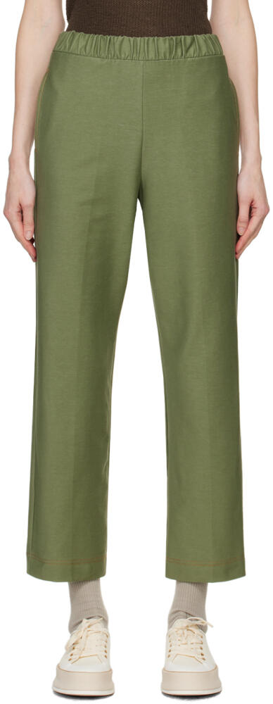 Max Mara Leisure Green Ballata Trousers Cover