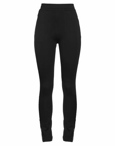 Noumeno Concept Woman Pants Black Cotton, Elastane Cover