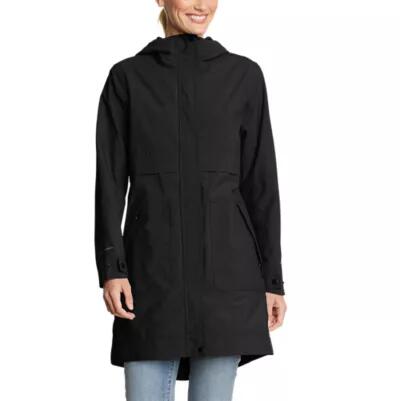 Eddie Bauer Women's Greenlake Trench Coat Cover