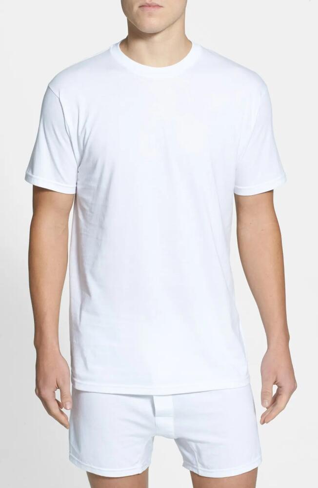 Nordstrom Regular Fit 4-Pack Supima Cotton T-Shirts in White Cover