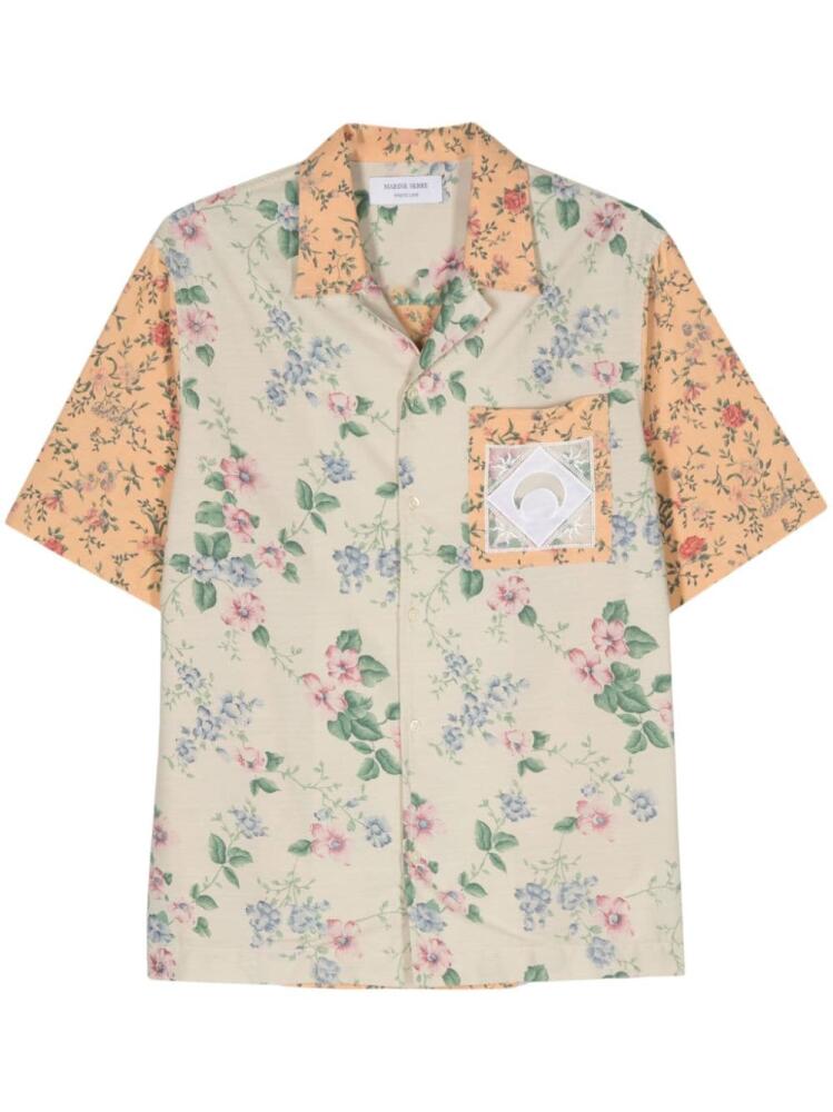 Marine Serre floral-print shirt - Neutrals Cover