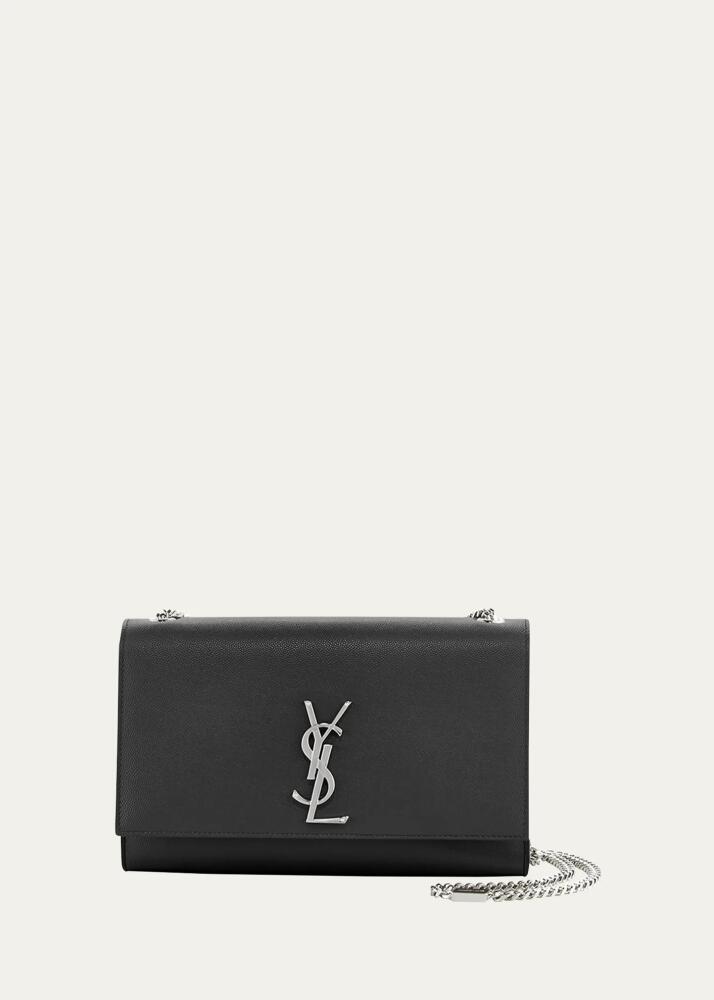 Saint Laurent Kate Medium YSL Crossbody Bag in Grained Leather Cover