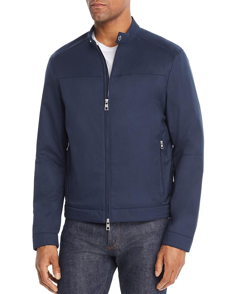 Michael Kors Zip-Front Racer Jacket Cover