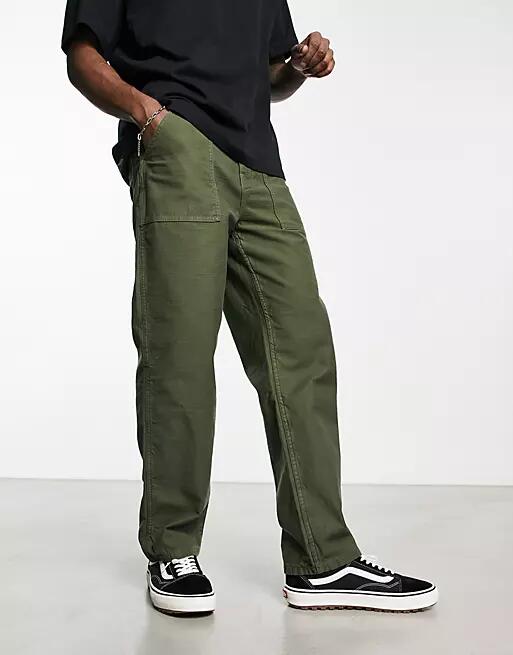 Stan Ray Fat pants in khaki-Green Cover