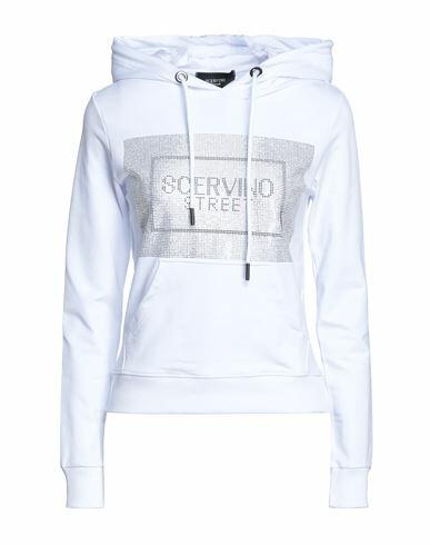 Ermanno Scervino Woman Sweatshirt White Cotton, Elastane Cover