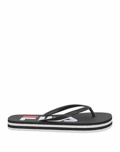 Fila Woman Thong sandal Black Rubber Cover