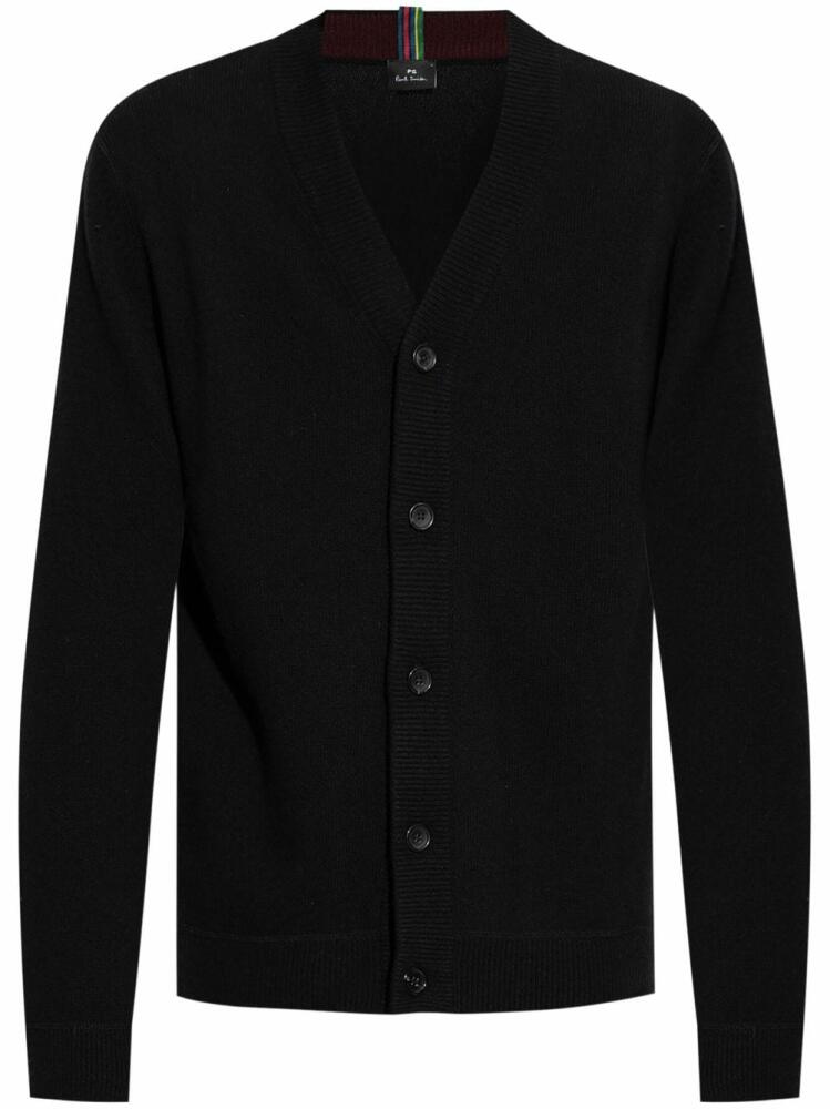 PS Paul Smith merino-wool cardigan - Black Cover