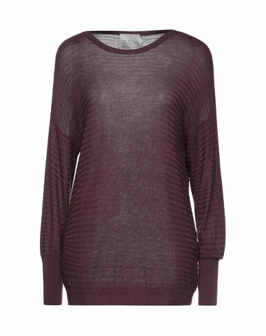 N. o.w. Andrea Rosati Cashmere Woman Sweater Deep purple Viscose, Polyamide, Cashmere Cover