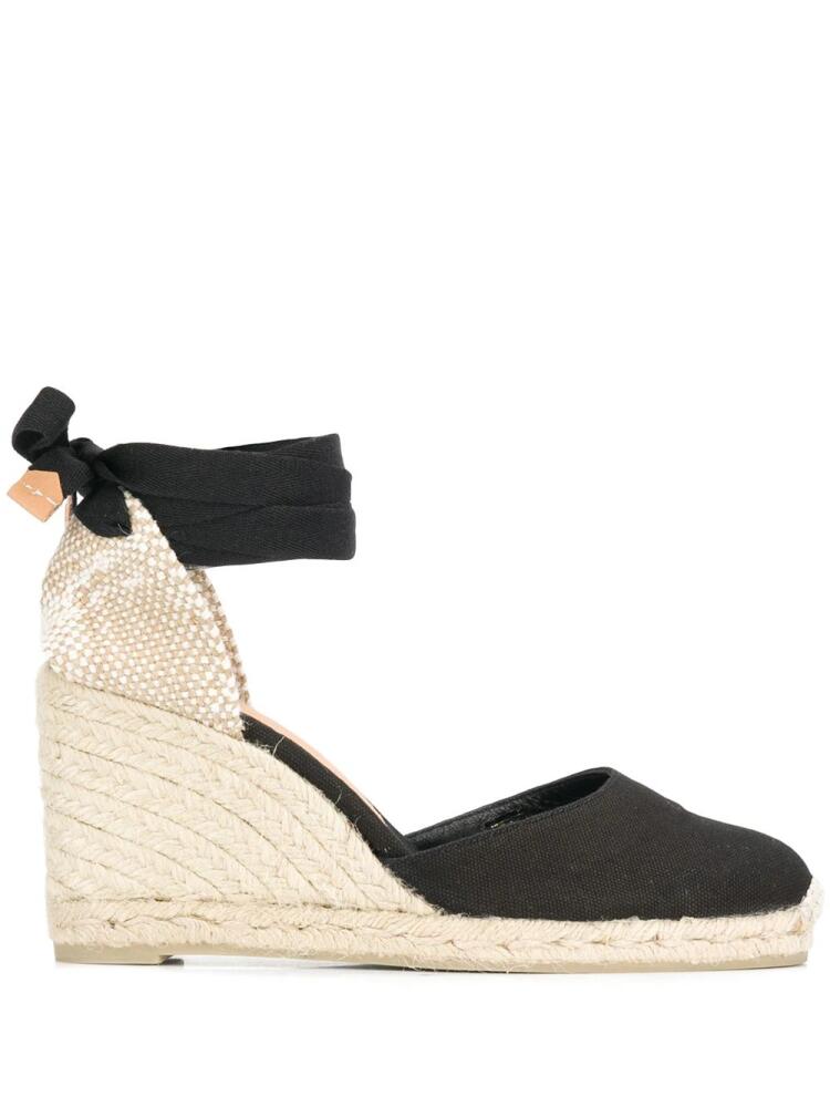 Castañer wedge heel espadrilles - Black Cover