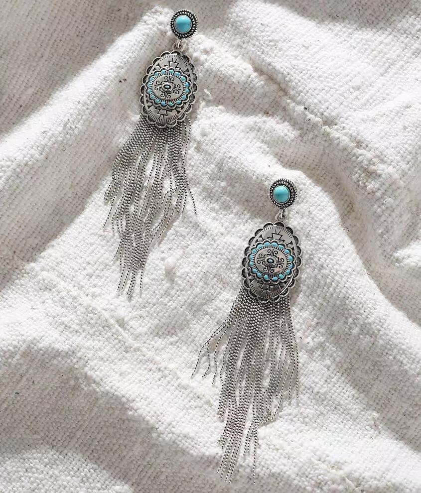 Sterling & Stitch Statement Fringe Earring Cover