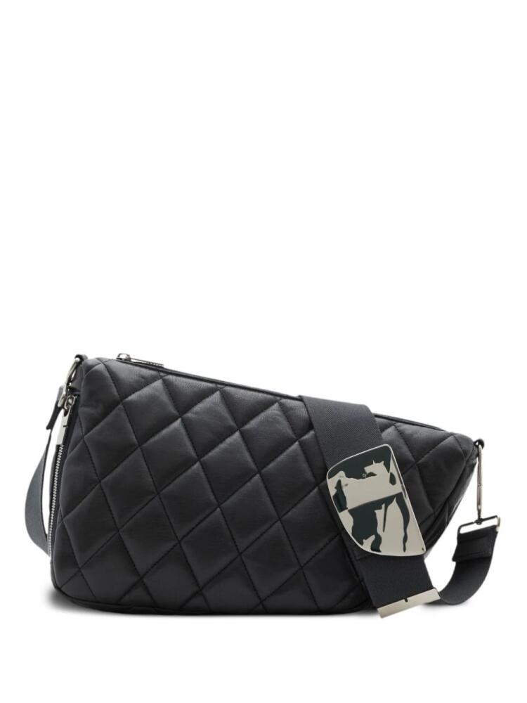 Burberry Shield diamond-quilted shoulder bag - Black Cover