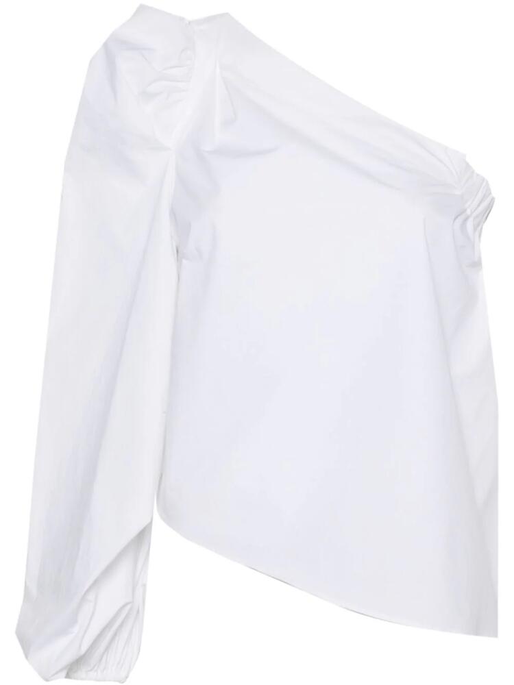 Dorothee Schumacher Power asymmetric blouse - White Cover