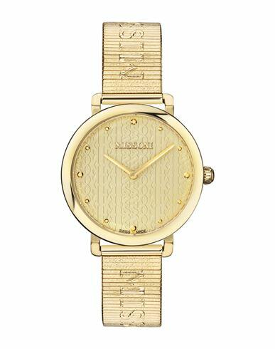 Missoni Missoni Lettering Bracelet Watch Woman Wrist watch Beige Stainless Steel Cover