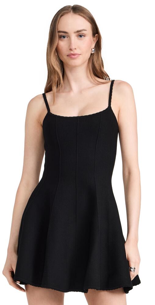 Fleur du Mal Flared Corset Dress Black Cover