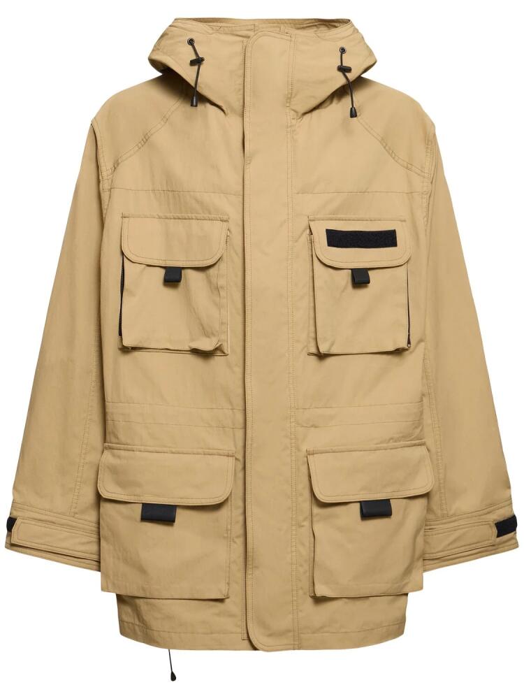 JUNYA WATANABE Cotton & Nylon Hooded Jacket Cover