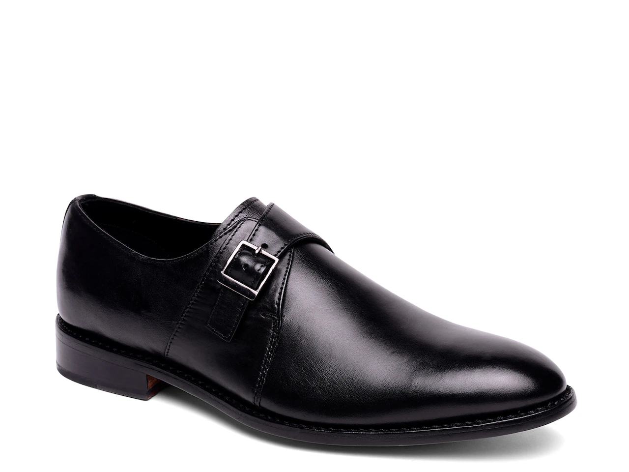 Anthony Veer Roosevelt Monk Strap SlipOn | Men's | Black Cover