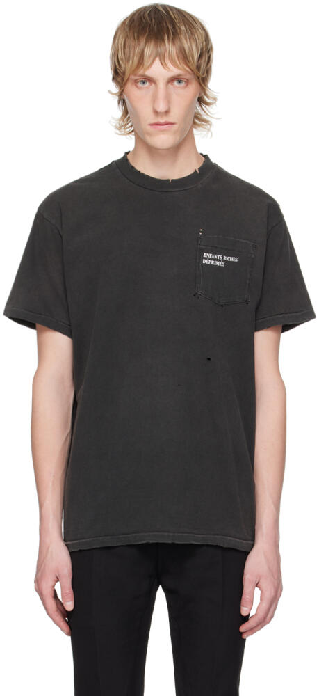 Enfants Riches Déprimés Black Pocket T-Shirt Cover