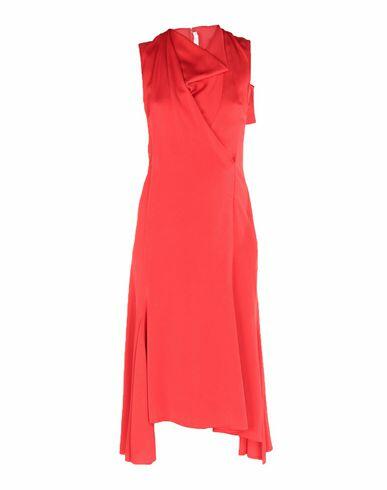 Victoria Beckham Woman Midi dress Red Acetate, Viscose Cover