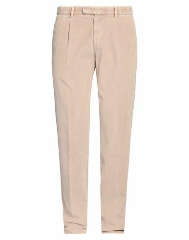 Boglioli Man Pants Beige Cotton, Elastane Cover