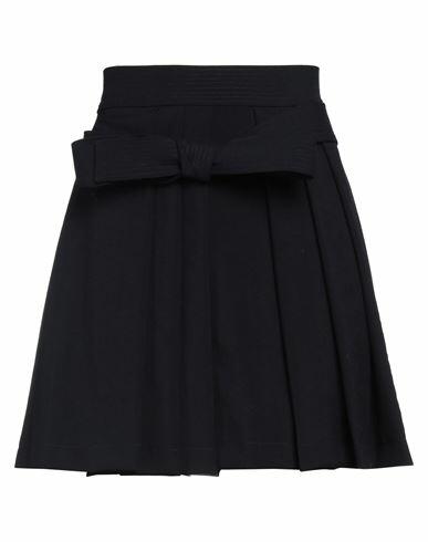 Kenzo Woman Mini skirt Midnight blue Virgin Wool Cover