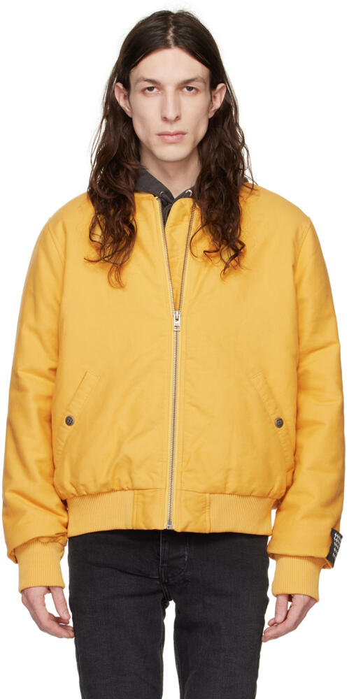 Ksubi Yellow Royalty Bomber Jacket Cover