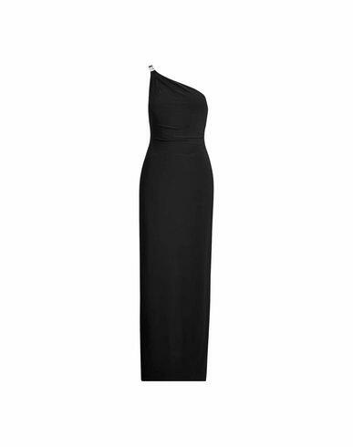 Lauren Ralph Lauren Woman Maxi dress Black Polyester, Elastane Cover