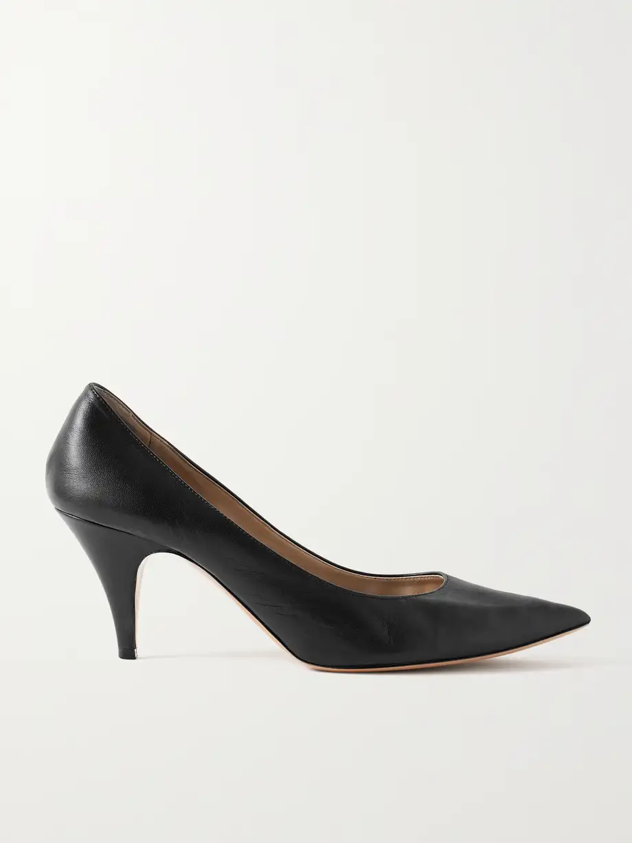 KHAITE - River Iconic Leather Pumps - Black Cover