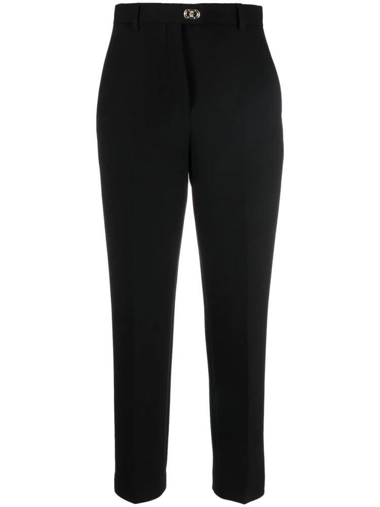 Ferragamo cropped tapered trousers - Black Cover