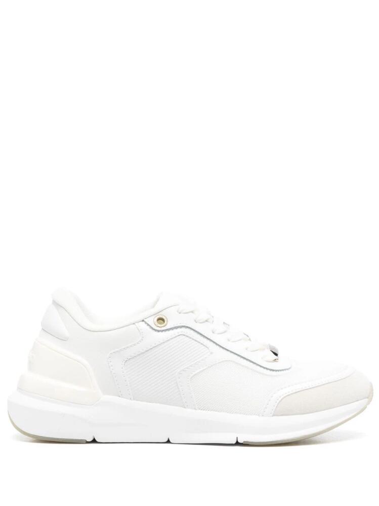 Calvin Klein embossed logo low-top sneakers - White Cover