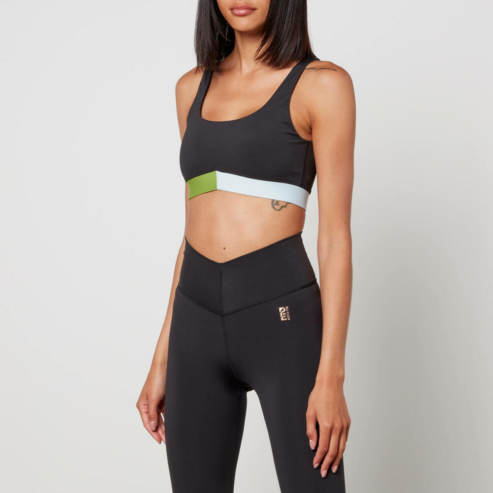 P.E Nation Sprint Time Stretch-Jersey Sports Bra Cover