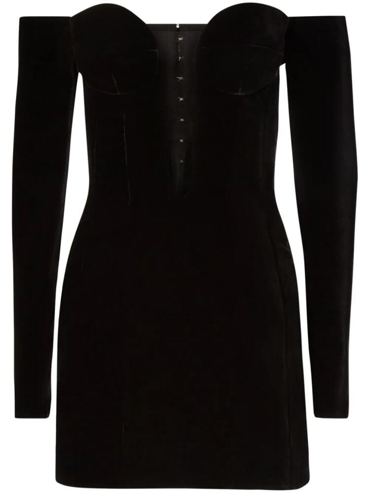 Nina Ricci off-shoulder mini dress - Black Cover