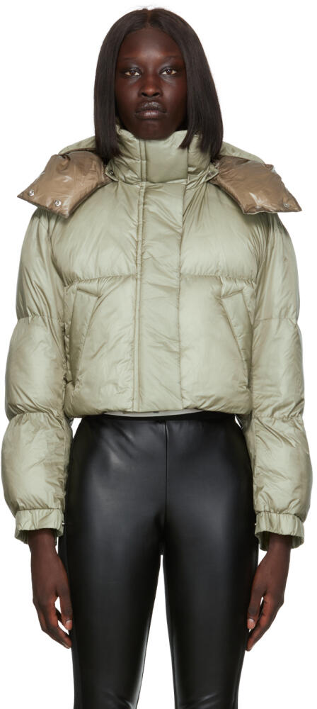 sacai Khaki Quilted Jacket Cover